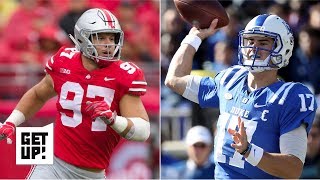 2019 NFL Draft Nick Bosa is the best player Daniel Jones the best QB – Mel Kiper Jr  Get Up [upl. by Ginelle747]