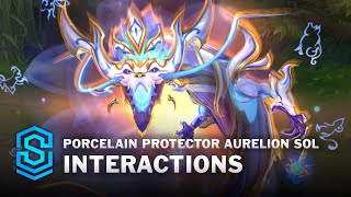 Porcelain Protector Aurelion Sol Special Interactions [upl. by Sherourd]