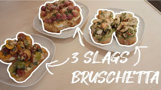 Tre bruschetta  3 Fantastiske opskrifter du ikke har set før  Jacob Jørgsholm [upl. by Hekker]