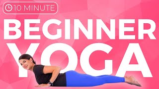 10 minute Yoga for Beginners  Weight Loss Strength amp Toning [upl. by Oringa]