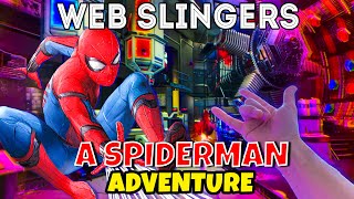 Web Slingers A Spiderman Adventure Full Ride POV  Disneyland Avengers Campus Spiderman Ride [upl. by Lletnahs]