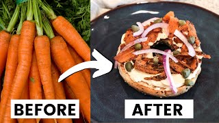 Easy Vegan Lox amp Cream Cheese  Healthy Oil Free [upl. by Henry]