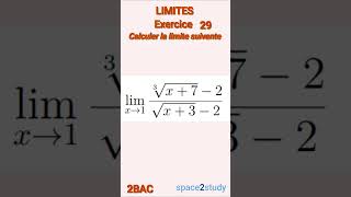 Exercice 29 Limites 2BAC Maths [upl. by Idell181]