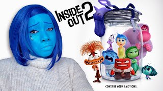 I Dressed Up As Sadness To Watch INSIDE OUT 2 For The First Time 😭💙 Movie Reaction [upl. by Nosyk226]