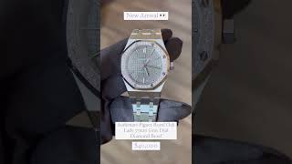 Audemars Piguet Royal Oak Lady 37mm Gray Dial Diamond Bezel [upl. by Isoj]