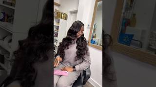 Frontal wig installation 😍 viralvideo wigs hairstyle [upl. by Brooking]