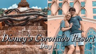 We Stayed at Disneys Coronado Springs Resort Day 1  Road Trip amp Gran Destino Tower Deluxe Suite [upl. by Docia]