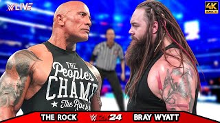 The Rock vs Bray Wyatt  Extreme Rules Match  WRESTLEMANIA 40 DAY  WWE Nov 132024 [upl. by Eittol]