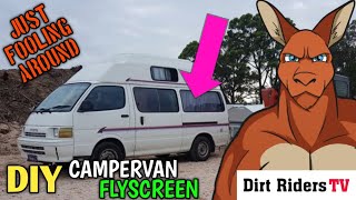 Campervan Flyscreen Easy DIY [upl. by Borlow]