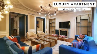 Luxury Paris Rental Apartment Tour  Victor Hugo Paris 16th  PARISRENTAL  REF 59373 [upl. by Ahsienad]