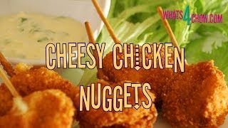 Cheesy Chicken Nuggets Crispy fried chicken nuggets with a wonderful cheesy flavor [upl. by Marb876]