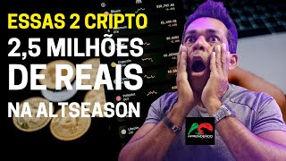 MILIONÁRIO COM 2 CRIPTOMOEDA NA ALTSEASON [upl. by Nievelt]