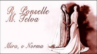 Mira o Norma  Ponselle amp Telva 1927 [upl. by Eillehs]