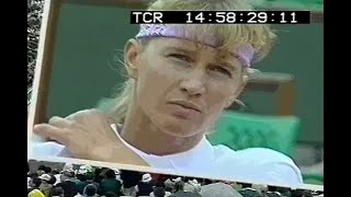 Steffi Graf vs Nathalie Tauziat Roland Garros 1990 R4 [upl. by Cybil]