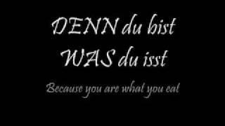 RammsteinMein Teil lyrics w english trans [upl. by Ahtelrac]