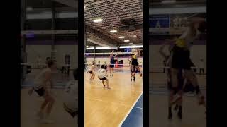 Some great playing this past weekend at the Omaha classic tournament Volleyball BoysVolleyball ￼ [upl. by Falcone419]