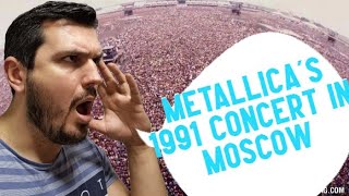 I CANT BELIVE THIS  Metallica  Enter Sandman Live Moscow 1991 HD REACTION [upl. by Ramed401]