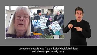 Linda Burnip Disabled People Against the Cuts UK [upl. by Ynner]