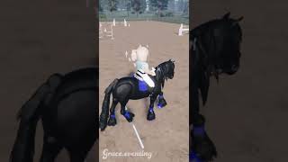 This was my last ride on zues😭 maple springs eventing Roblox [upl. by Palermo]