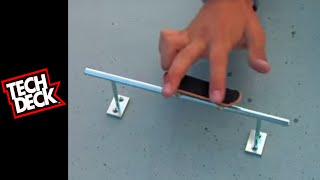 Tech Deck Tutorials Intermediate Street Tricks [upl. by Millford357]