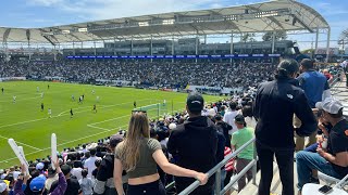 LAFC FANS CHANTS We Can’t Hear you Black and Gold 2023 [upl. by Donoho]