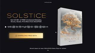 Cymatics  Solstice Beta Pack  Free Download  6 Gb Free Pack  Free Cymatics Pack Downloa [upl. by Fogarty429]