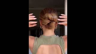 Beautiful hairstyle ♥️ beautifullhairstyle hairstyle foryou beautyandstyle hairtutorial beauty [upl. by Alrats]