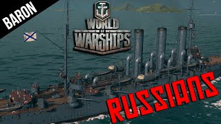 World of Warships Russian Navy  Aurora Class Cruiser 14 Guns [upl. by Rakel]