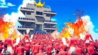 DEFIENDE EL CASTILLO DEL REY CON LA VIDA  TOTALLY ACCURATE BATTLE SIMULATOR [upl. by Burck]