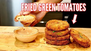 Fried Green Tomatoes  Remoulade Sauce  Quick amp Easy Recipe [upl. by Feil]