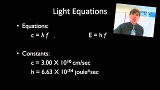 Honors Chemistry Using Light Wave Equations [upl. by Elsworth]