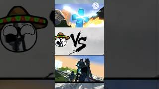 Ultra ahogado vs Titan cameraman skibidi minecraft shorts countryballs skibiditoilet [upl. by Reivilo899]