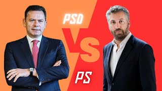 LUÍS MONTENEGRO PSD VS PEDRO NUNO SANTOS PS ANÁLISE [upl. by Mccartan542]