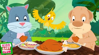 Thanksgiving Song  Nursery Rhymes And Kids Songs  Cartoon Videos  Kids Baby Club [upl. by Dracir]