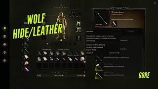 Wolf HideLeather Location  Robin Hood Sherwood Builders [upl. by Tilney]