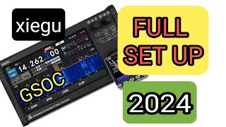 XIEGU GSOC  FULL SET UP  2024 g90 [upl. by Osner]