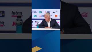 Deschamps sur la nouvelle absence de Mbappé avec les Bleus  🇫🇷 [upl. by Aianat741]