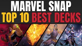 TOP 10 BEST DECKS IN MARVEL SNAP  Weekly Marvel Snap Meta Report 51 [upl. by Rorry463]