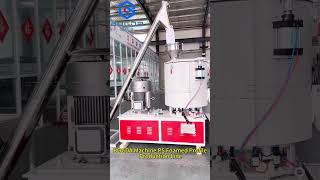 BOGDA PS Foamed Profile Production Line Automatic feeding mixing and auto extrusion 0086 18862728810 [upl. by Leahicm]