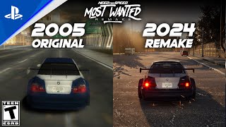 Need for Speed™ Most Wanted Remake  Comparison With The 2005 Version [upl. by Eceinhoj84]