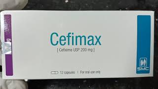 Cefimax Cefixime USP 200mgSMC [upl. by Catriona102]