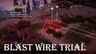 Horizon Zero Dawn Nora Hunting Grounds  Blast Wire Trial [upl. by Ettelliw]