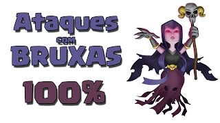 Ataques com Bruxas  Estratégias 100 Golava [upl. by Tierell668]