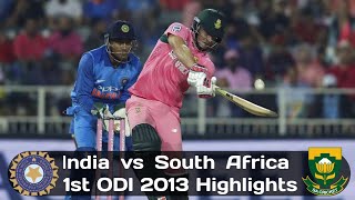 2013 India vs South Africa 1st ODI at Johannesburg [upl. by Egamlat]