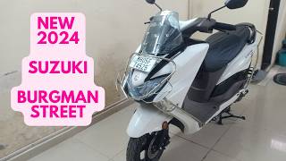 2024 Suzuki Burgman Street 125  Suzuki Maxi Scooter Detailed Features Price caarnavtech [upl. by Kajdan]