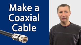 How to Make a Coaxial Cable with Compression Connector for RG6 and RG59 [upl. by Benedicta833]