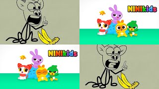 Banana Nanah meme and NINIkids Intro over 1 million times [upl. by Nilok614]