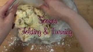 The Secret of Scones How to Pat and Fold Scone Dough part 1 [upl. by Tatum]