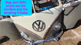 BUG JAM 2023 come and check out the amazing VDUBS Acompáñenos a ver los Volkswagens [upl. by Kealey]