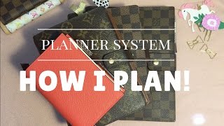 ♥ Planner System How I plan  Louis Vuitton and Hermès Paris [upl. by Friedly]